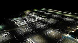 A Night Drone Flight To Provide A Lighting And Security Assessment To Address Potential Safety Concerns