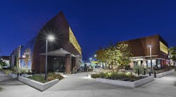 The Freedom Plaza Shopping Center In Los Angeles Was Designed To Be A Reflection Of The People Of Watts, Calif, And To Serve As A Community Centric Gathering Space