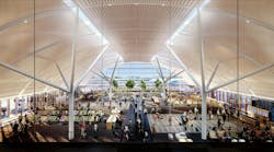 SOM unveils ‘branching structural’ design for new Satellite Concourse 1 at O’Hare Airport