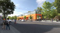Studio Gang designs agricultural education center for the New York City Housing Authority. Rendering courtesy Studio Gang