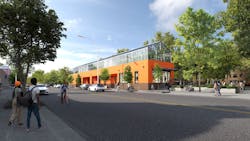 Studio Gang designs agricultural education center for the New York City Housing Authority. Rendering courtesy Studio Gang