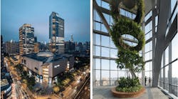 Safdie Architects’ Shanghai Office Tower Features Glass Enclosed Corner Garden That Ascends The 35 Story Structure Photos By Shao Feng Courtesy Of Safdie Architects
