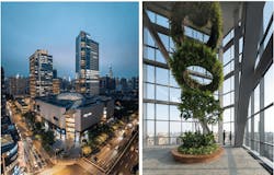 Safdie Architects’ Shanghai Office Tower Features Glass Enclosed Corner Garden That Ascends The 35 Story Structure Photos By Shao Feng Courtesy Of Safdie Architects