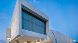 North-facing view of The Sweepers by Wang Shugang at the O'Donnell Athenaeum Phase I Museum. Photo: ©Mauricio Rojas, Courtesy of UT Dallas