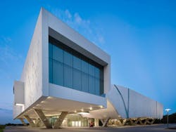 North-facing view of The Sweepers by Wang Shugang at the O'Donnell Athenaeum Phase I Museum. Photo: ©Mauricio Rojas, Courtesy of UT Dallas