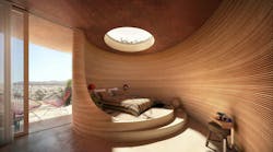 El Cosmico campground hotel, Marfa, Texas. Rendering courtesy ICON and Bjarke Ingels Group