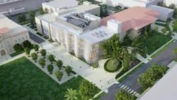 An Above View Rendering Of The Resnick Sustainability Center Illustrates How The Landscape Buildings On The Building's Sustainable Mission