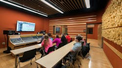 Higher education music room