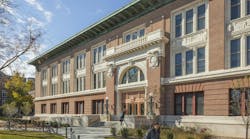 Post-renovation photo of Lincoln Hall on the University of Illinois Urbana-Champaign campus