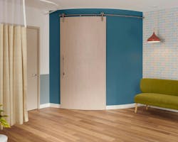 Acrovyn Curved Door