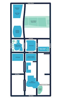 Site of Colburn Center on Grand Avenue Courtesy of the Colburn School