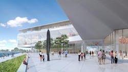 The Tampa Museum of Art will soon undergo a $110 million expansion Rendering courtesy Tampa Museum of Art