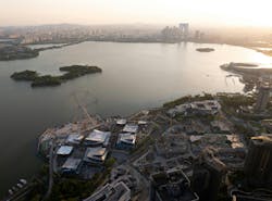 Bjarke Ingels-designed Suzhou Museum of Contemporary Art tops out. Photo: © StudioSZ Photo / Justin Szeremeta, courtesy BIG