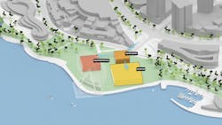 Bjarke Ingels-designed Suzhou Museum of Contemporary Art. Diagram courtesy BIG / Bjarke Ingels Group