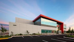 Located on 24 acres in Ashburn, Va., the QTS Shellhorn Data Center is designed with function and aesthetic in mind, along with unique touches that allow it to stand out in the dense data center alley. Photo © Kurt Griesbach, courtesy Corgan