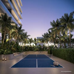 Miami's One Twenty Brickell Residences condo tower provides deeded office unit for every buyer. Rendering ARX Creative