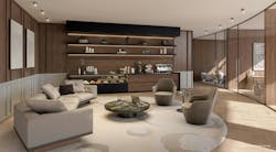 Miami's One Twenty Brickell Residences condo tower provides deeded office unit for every buyer. Rendering ARX Creative