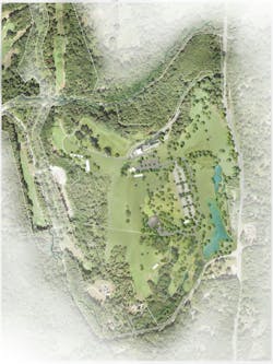 Studio Gang's performing arts center for Hudson Valley Shakespeare breaks ground. Rendering courtesy Studio Gang