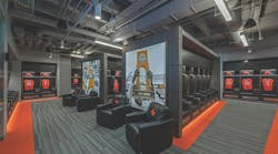 the renovation of Sam Houston State University’s Mafrige Fieldhouse Locker Room, Photo courtesy PBK