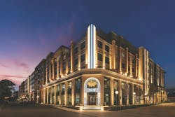 Tin Top at The Creamery is a 338-unit luxury multifamily development that has been integrated into the adaptive reuse of the historic Borden Dairy plant in San Antonio. Photo courtesy Humphreys & Partners Architects