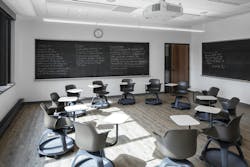 Grinnell College Humanities and Social Sciences Complex classroom
