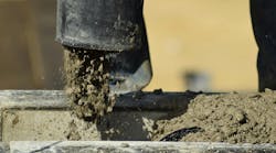 concrete pump concrete pour