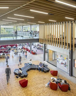 University of Massachusetts student union renovation interior