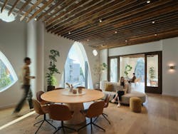 Populus Hotel, Denver, the first carbon positive hotel in the United States. Photo: Steve Hall, courtesy The Beck Group