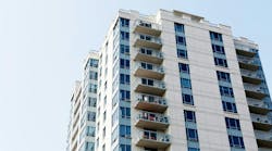 Apartment building exterior