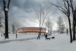 Coronation Park Sports & Recreation Centre by hcma & Dub Architects in conjunction with FaulknerBrowns Architects