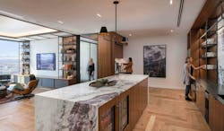 The new Denver office of Haynes and Boone is a top-of-the-line, yet welcoming space featuring sweeping mountain views